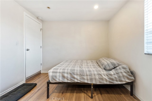 1301 E Pacific Coast, Wilmington, CA 90744 - bedroom featuring light wood finished floors, baseboards, and recessed lighting