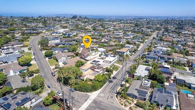 drone / aerial view featuring a residential view