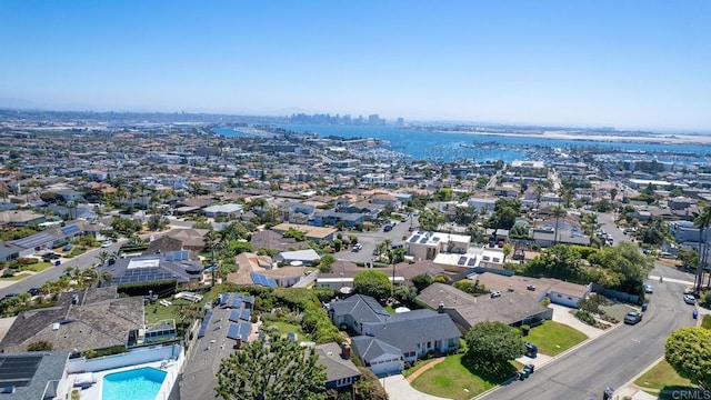 aerial view featuring a residential view