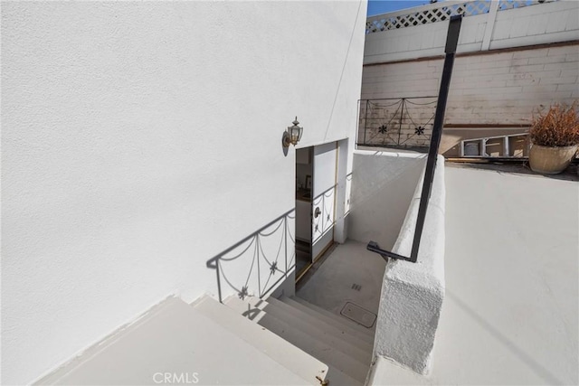 view of staircase