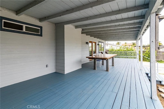 view of deck
