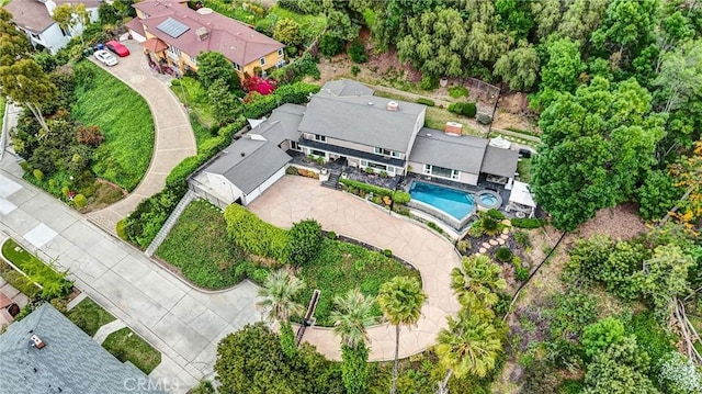drone / aerial view