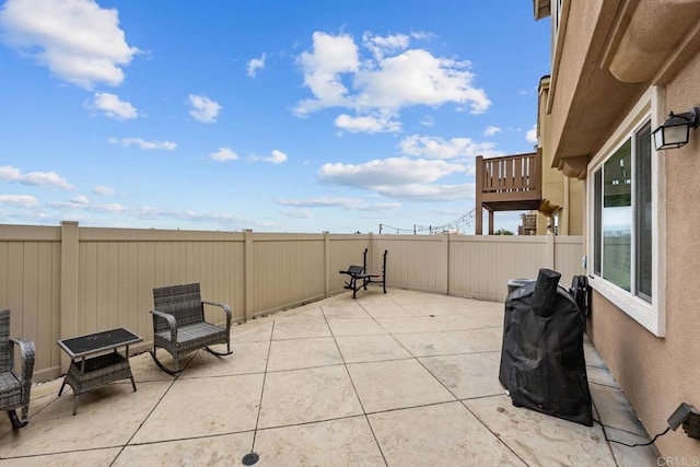 5441 San Roberto, San Diego, CA 92154 - view of patio featuring fence
