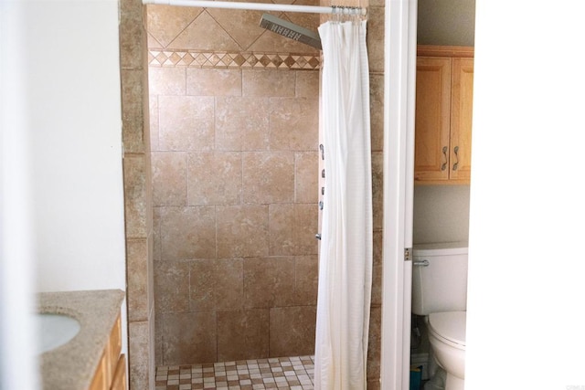 14879 Heather Glen Way, San Diego, CA 92128 - full bath with a tile shower and vanity