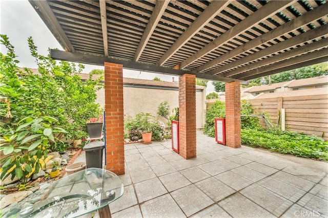 1840 S Summer Pl, West Covina, CA 91792 - view of patio / terrace with a fenced backyard