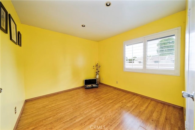 1840 S Summer Pl, West Covina, CA 91792 - spare room with light wood-type flooring, baseboards, and recessed lighting