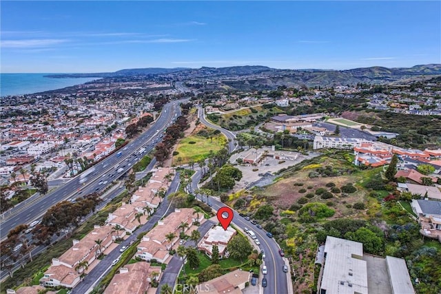 1 Vista Del Ponto Unit 83, San Clemente, CA 92672 - view of property location featuring a main thoroughfare, a water and mountain view, and nearby suburban area