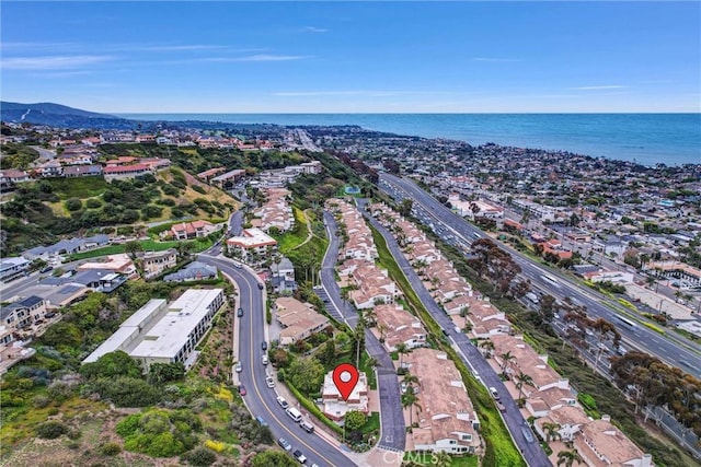 1 Vista Del Ponto Unit 83, San Clemente, CA 92672 - aerial overview of property's location featuring a nearby body of water and nearby suburban area