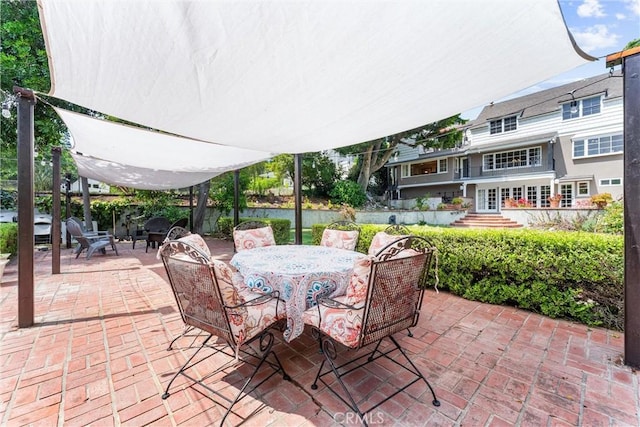 view of patio / terrace with outdoor dining space