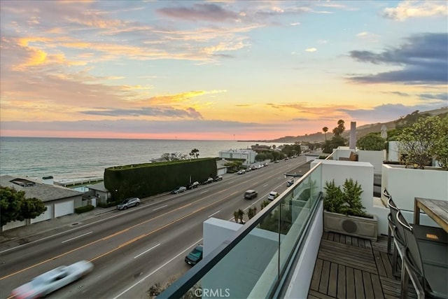 22065 Pacific Coast Hwy Unit 3, Malibu, CA 90265 - balcony featuring a water view