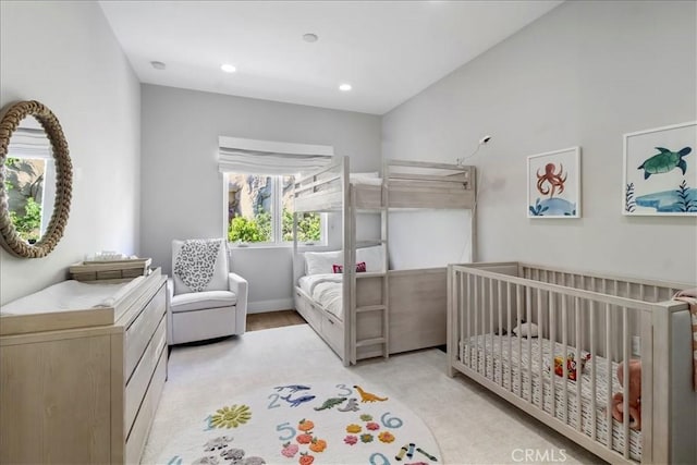 22065 Pacific Coast Hwy Unit 3, Malibu, CA 90265 - bedroom featuring a crib and recessed lighting