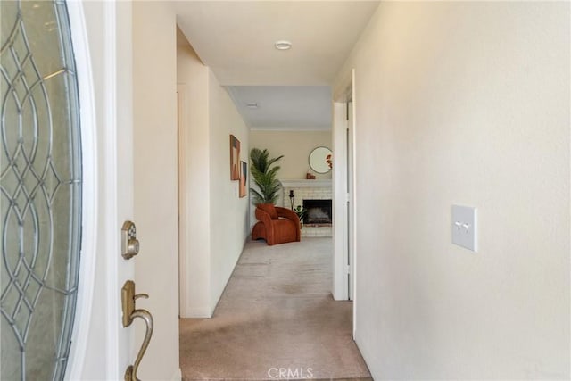 35230 San Carlos St, Yucaipa, CA 92399 - hall with carpet flooring and baseboards