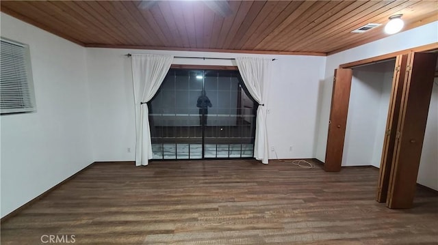 31194 Outer Highway 18 N, Running Springs, CA 92382 - empty room featuring wood finished floors and wood ceiling
