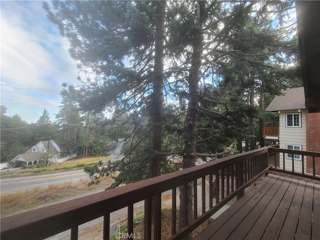 31194 Outer Highway 18 N, Running Springs, CA 92382 - view of wooden terrace