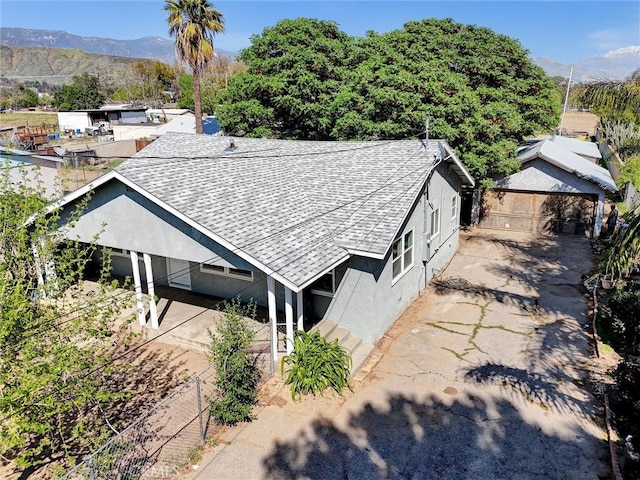 3001 N State St, San Bernardino, CA 92407 - drone / aerial view with a mountain view