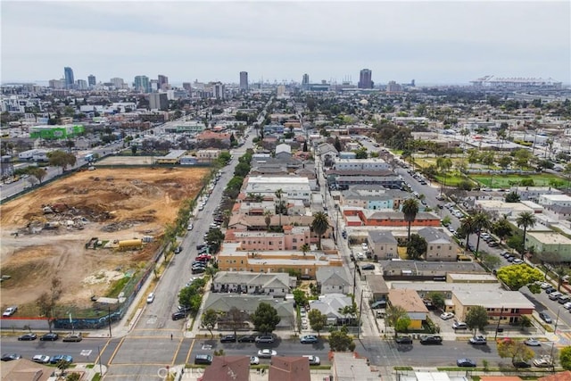 bird's eye view featuring a view of city