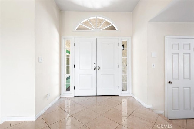 1206 Arno Dr, Sierra Madre, CA 91024 - foyer entrance featuring baseboards and light tile patterned flooring