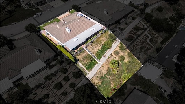 1206 Arno Dr, Sierra Madre, CA 91024 - aerial overview of property's location featuring property boundaries highlighted