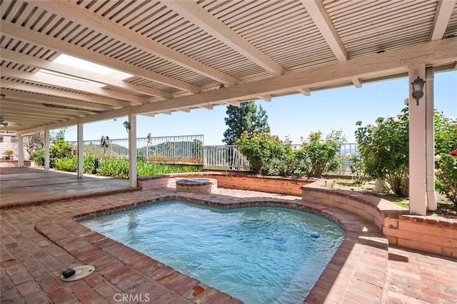 1206 Arno Dr, Sierra Madre, CA 91024 - view of pool with a fenced backyard, a patio area, and a pool