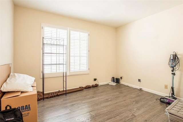 9653 La Tuna Canyon Rd, Sun Valley, CA 91352 - interior space featuring baseboards, plenty of natural light, and wood finished floors