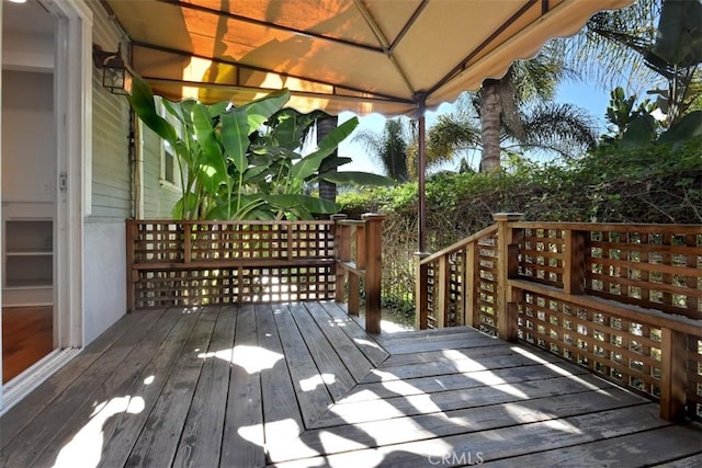 view of deck