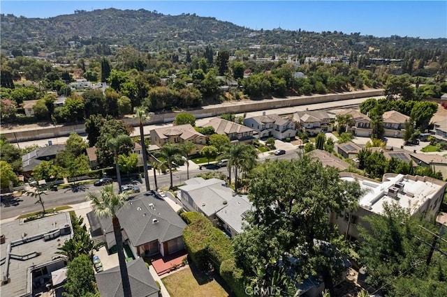 10633 Chiquita St, Toluca Lake, CA 91602 - aerial view of residential area with a mountain backdrop