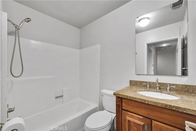 3853 W 182nd St, Torrance, CA 90504 - full bath featuring toilet, shower / tub combination, and vanity