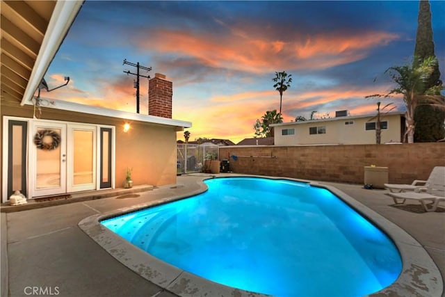 211 E Lurelane St, Rialto, CA 92376 - view of pool featuring a patio, a fenced in pool, and fence