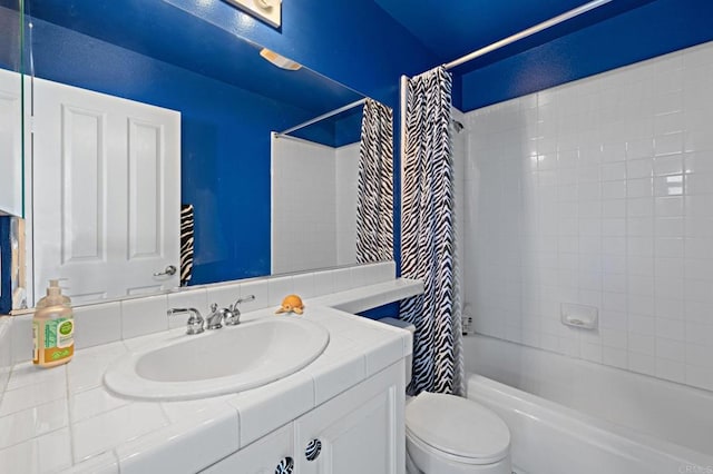 5054 Seachase Way, San Diego, CA 92130 - bathroom with vanity and shower / bathtub combination with curtain