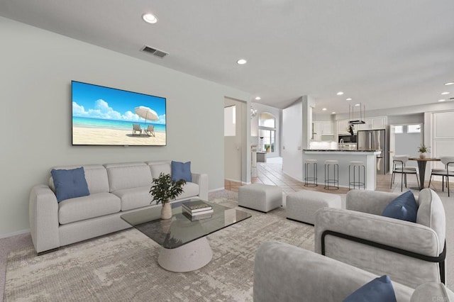 5054 Seachase Way, San Diego, CA 92130 - living area with recessed lighting