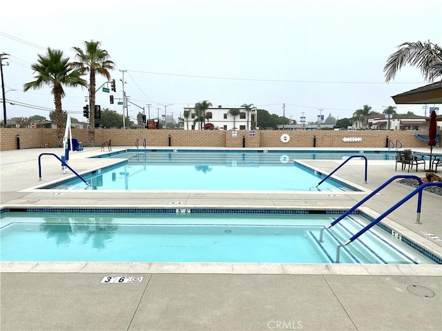 pool with fence