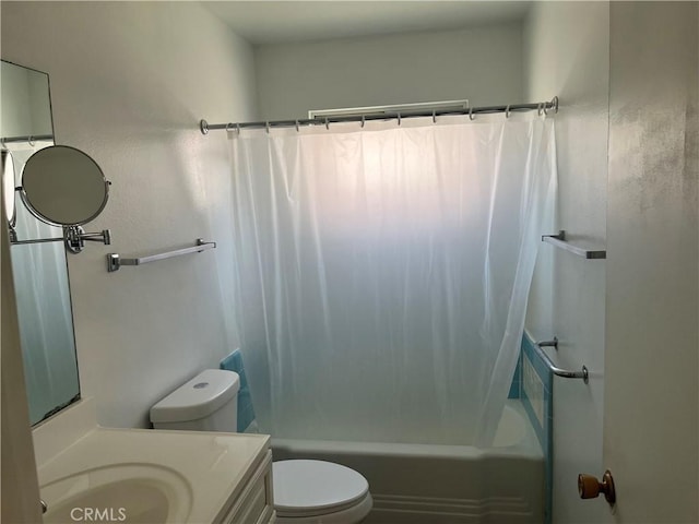 28960 Olympia Way, Menifee, CA 92586 - full bath featuring toilet, shower / tub combo, and vanity