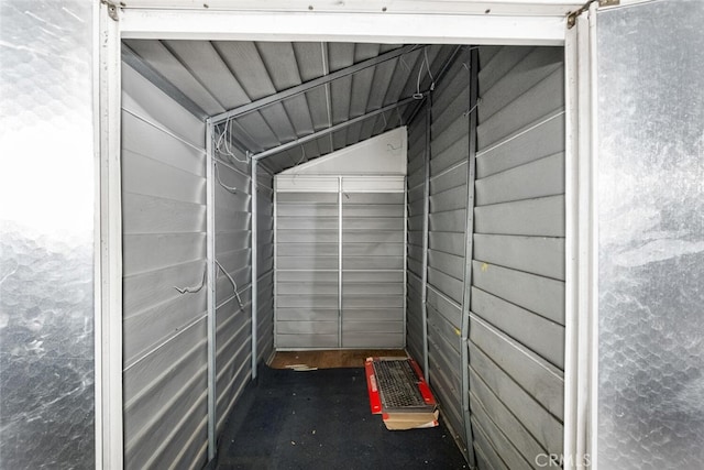 view of storage room