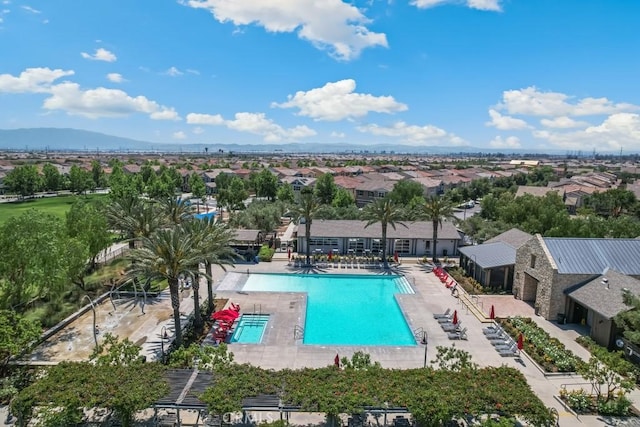 2785 Berry Loop Privado Unit 12, Ontario, CA 91761 - community pool featuring a residential view