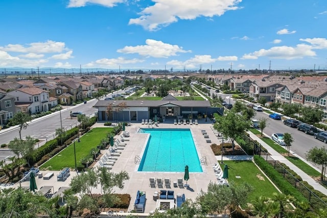2785 Berry Loop Privado Unit 12, Ontario, CA 91761 - view of pool featuring a residential view