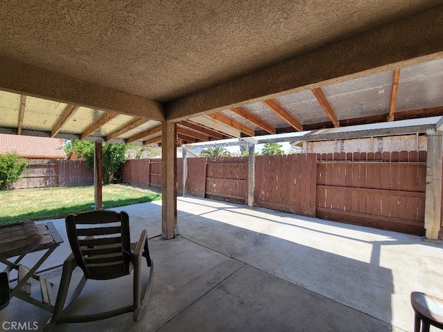 628 Vintner St, Los Banos, CA 93635 - view of patio featuring a fenced backyard