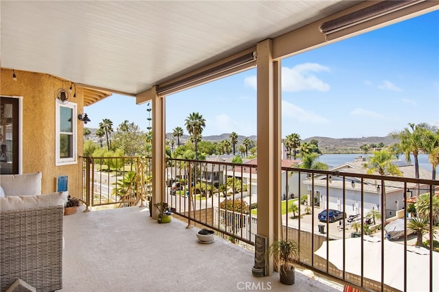 22255 Village Way Dr, Canyon Lake, CA 92587 - balcony with a water and mountain view