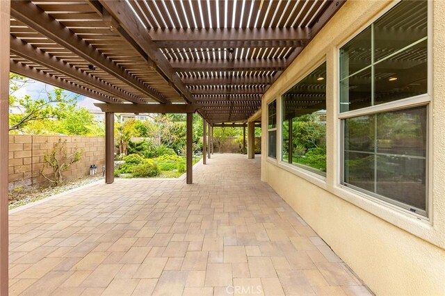 5467 Lisboa St, Chino Hills, CA 91709 - view of patio / terrace featuring fence and a pergola