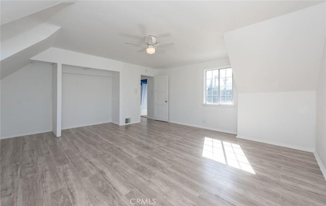 1949 Lancewood Ave, Hacienda Heights, CA 91745 - bonus room with light wood-type flooring, a ceiling fan, and baseboards