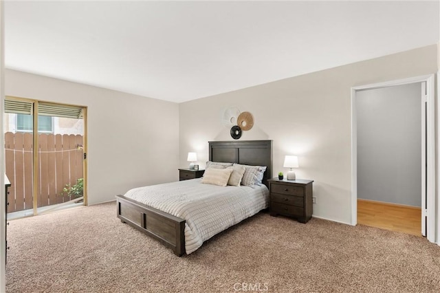 660 Stanley Ave, Long Beach, CA 90814 - carpeted bedroom featuring access to exterior