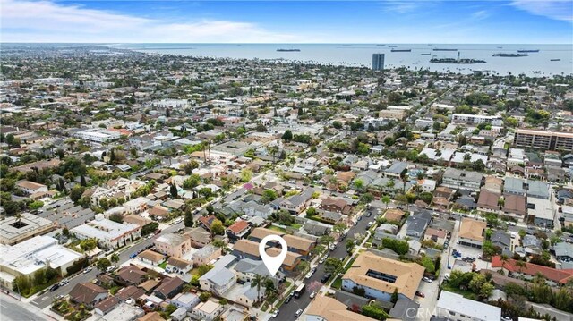 660 Stanley Ave, Long Beach, CA 90814 - bird's eye view featuring a water view and a residential view