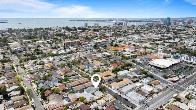 660 Stanley Ave, Long Beach, CA 90814 - birds eye view of property featuring a water view