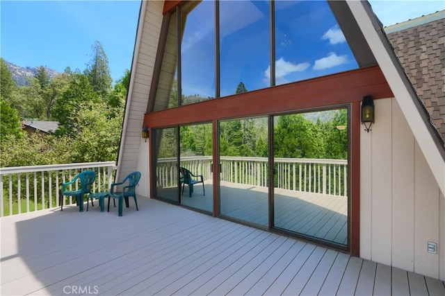 60027 Cascadel Dr S, North Fork, CA 93643 - view of wooden deck