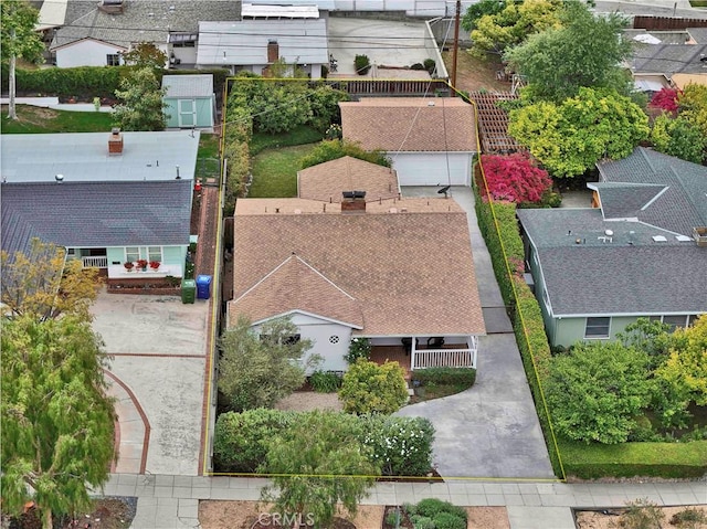 21820 Dumetz Rd, Woodland Hills, CA 91364 - aerial perspective of suburban area