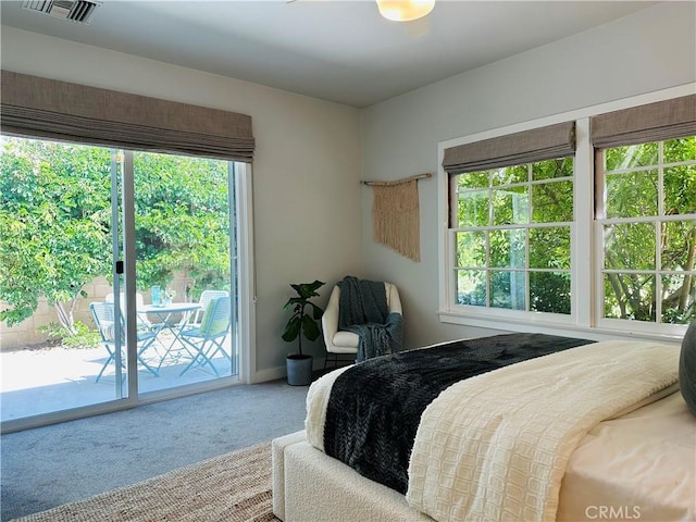 21820 Dumetz Rd, Woodland Hills, CA 91364 - bedroom featuring access to outside and carpet flooring