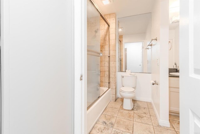 9860 Dale Ave Unit D10, Spring Valley, CA 91977 - bathroom with vanity and combined bath / shower with glass door