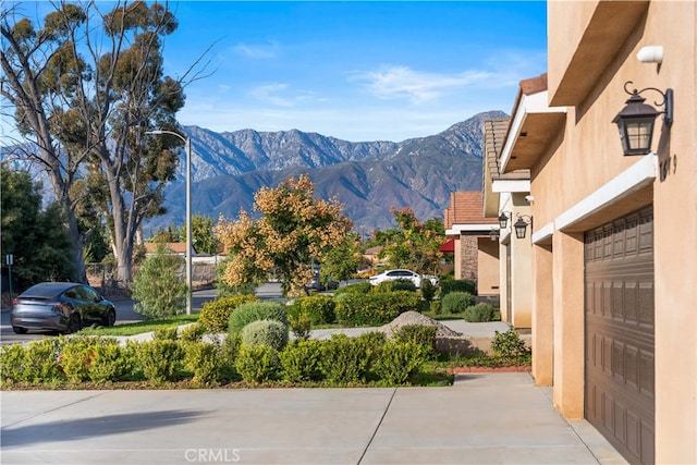 view of mountain feature