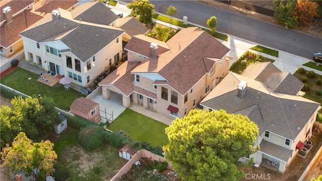 drone / aerial view featuring a residential view