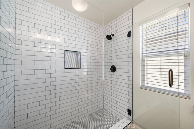 2852 N Santa Fe Pl, Orange, CA 92865 - full bathroom with a stall shower