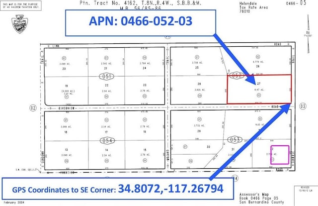 17900 Riverview Rd, Helendale CA, 92342 land for sale